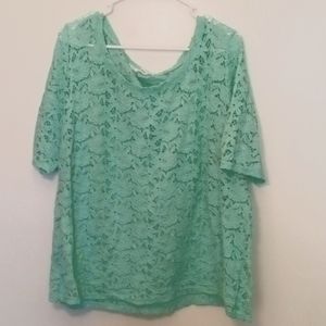 Lace shirt shirt sleeve